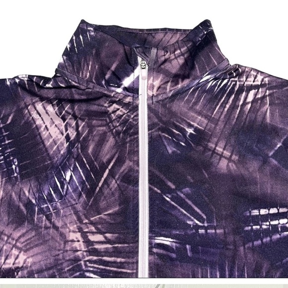 Nike Pro Dri Fit Half Zip Runner Pullover Top‎ Size Small Purple - Picture 6 of 6